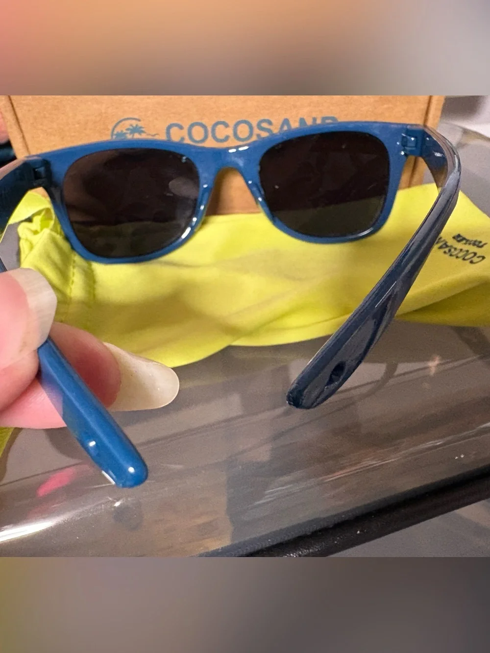 Cocosand toddler blue polarized sunglasses